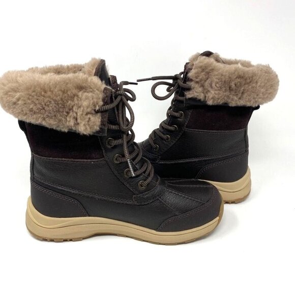 UGG® Adirondack III Waterproof Bootie Shearling Size 6 Snow Rain Weatherproof - Picture 6 of 15